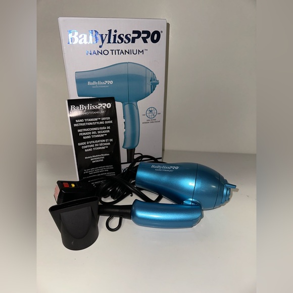 BaBylissPRO Nano Titanium Travel Hair Dryer - Picture 1 of 4